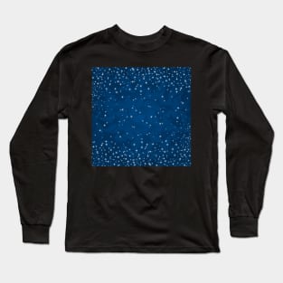 Christmas Sparkles - Blue Long Sleeve T-Shirt